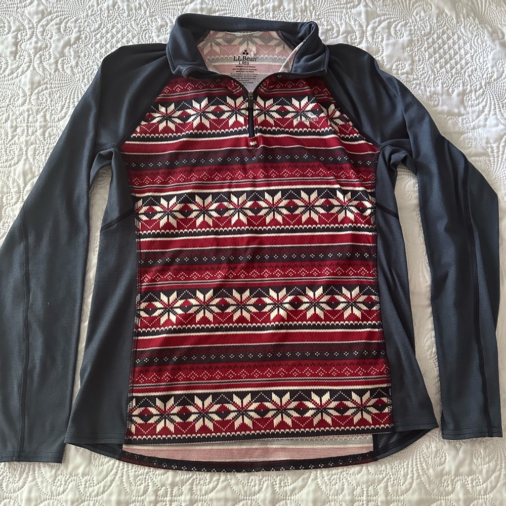 Woman’s L.L.Bean quarter zip